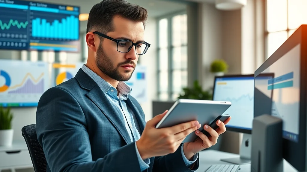 Business owner using multichannel e-commerce platforms software solutions