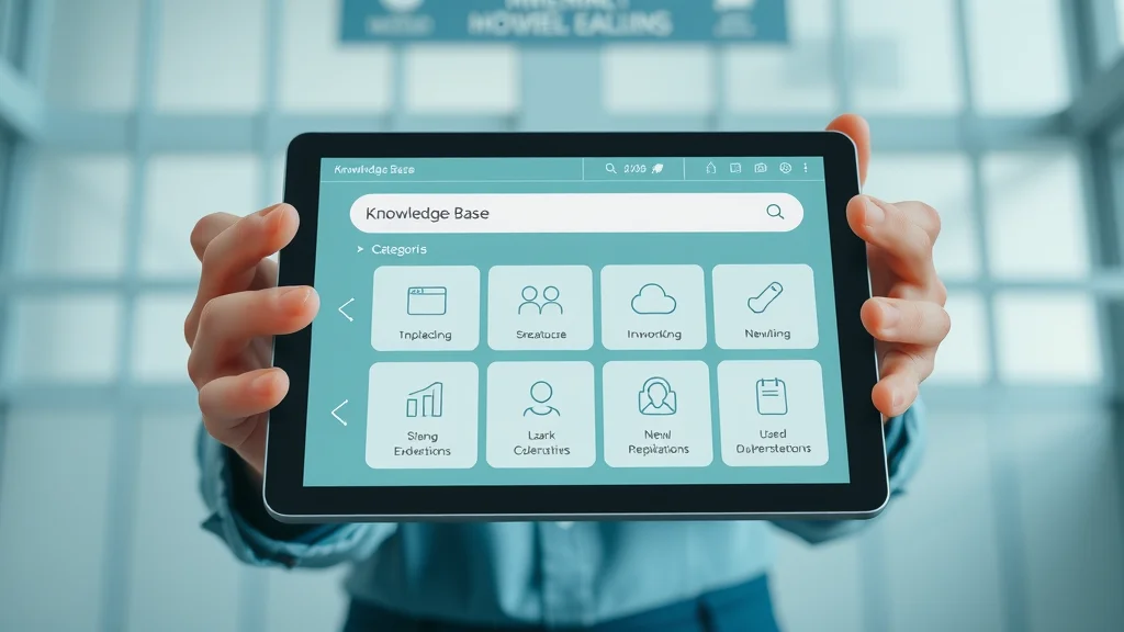 Modern digital knowledge base platform empowering customers and support agents with self-service solutions